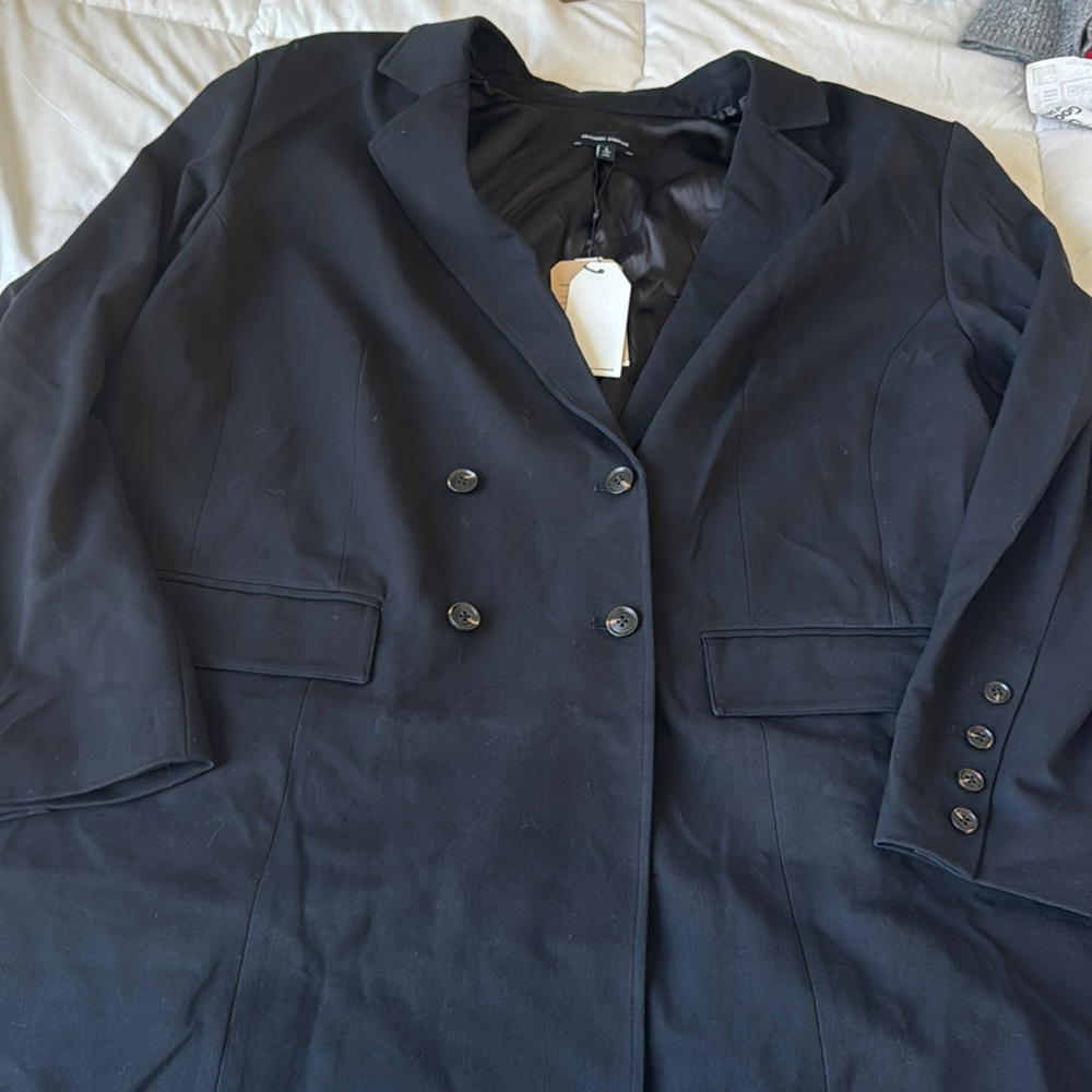 Nwt Universal Standard All Day Warren Double Breasted Blazer Large